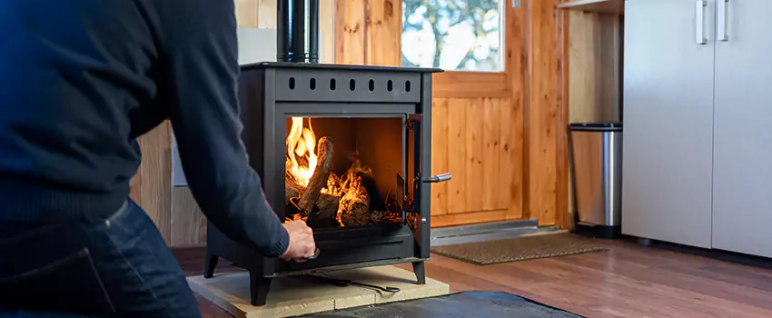 Open Hearth Wood Fireplace Installation in Nederland, TX